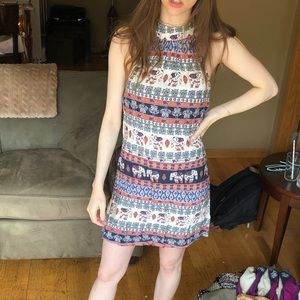 Elephant shift dress